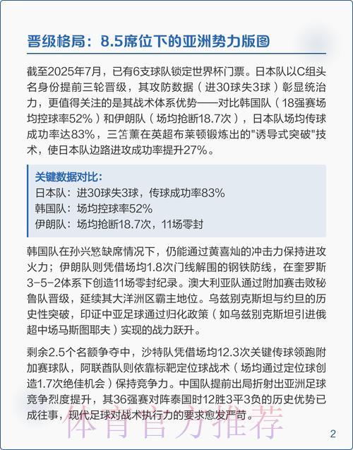 世界杯预选赛深度解析精华版