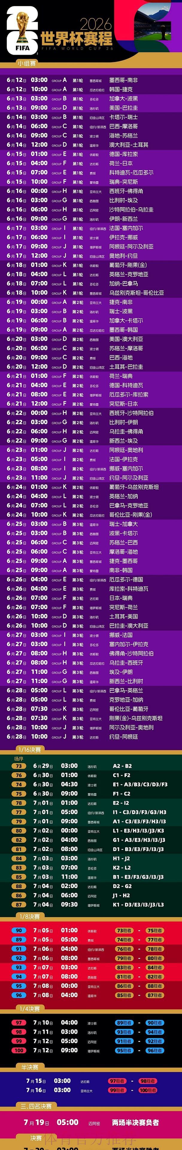 2026世界杯官方直播最新资讯